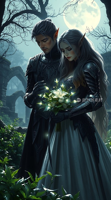 月光下的精灵之恋