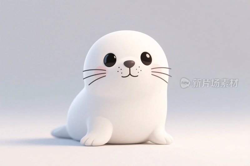 可爱海豹形象