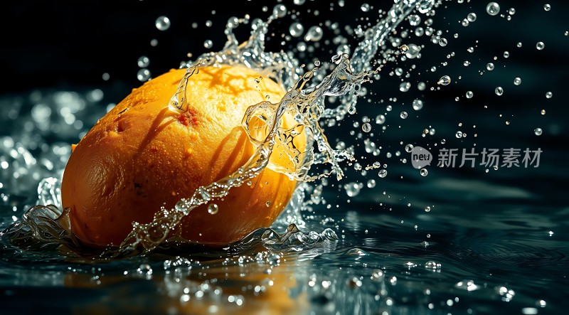 橙子入水瞬间