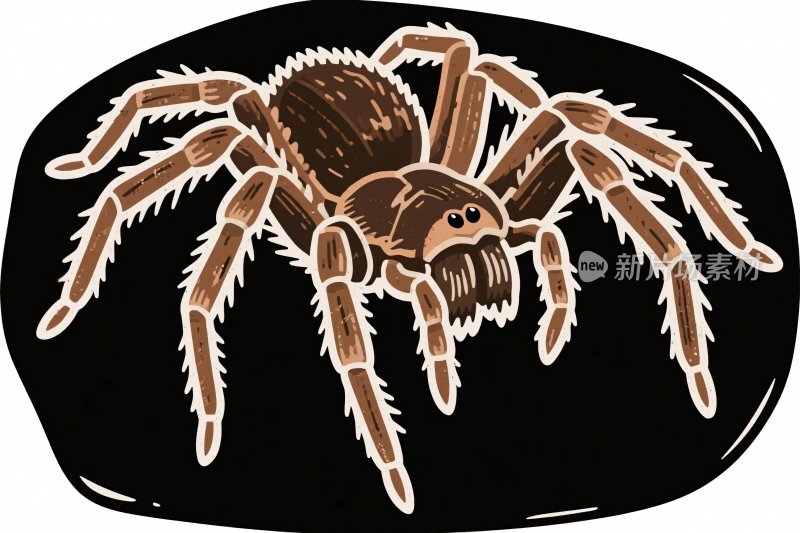 卡通蜘蛛插画
