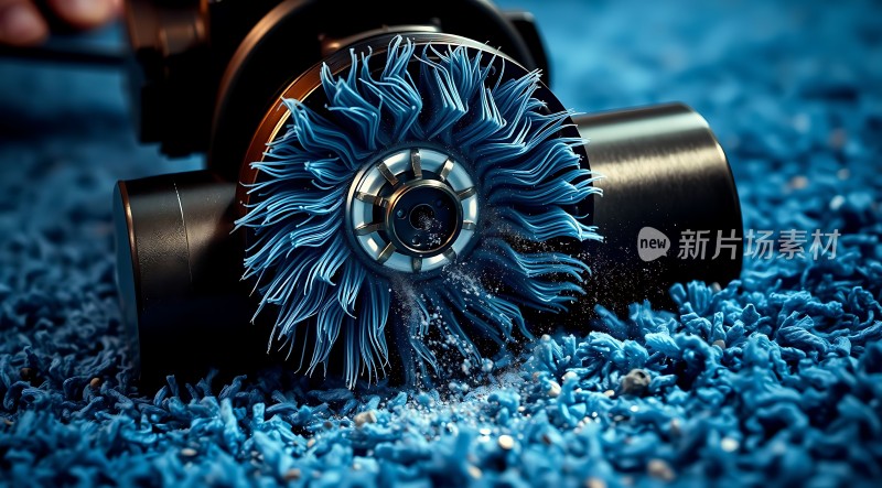 新片场素材 吸尘器刷头清洁地毯