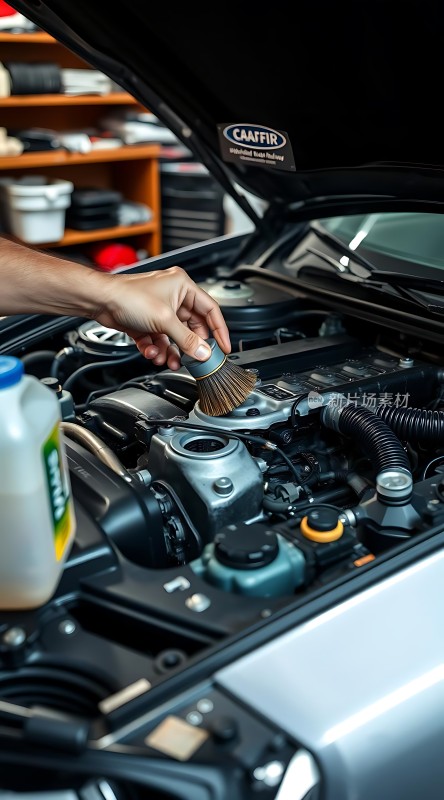 清理发动机内部保持车辆健康运行