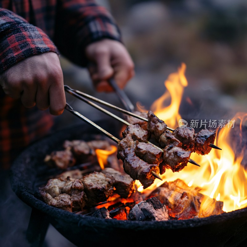 野营烤肉串