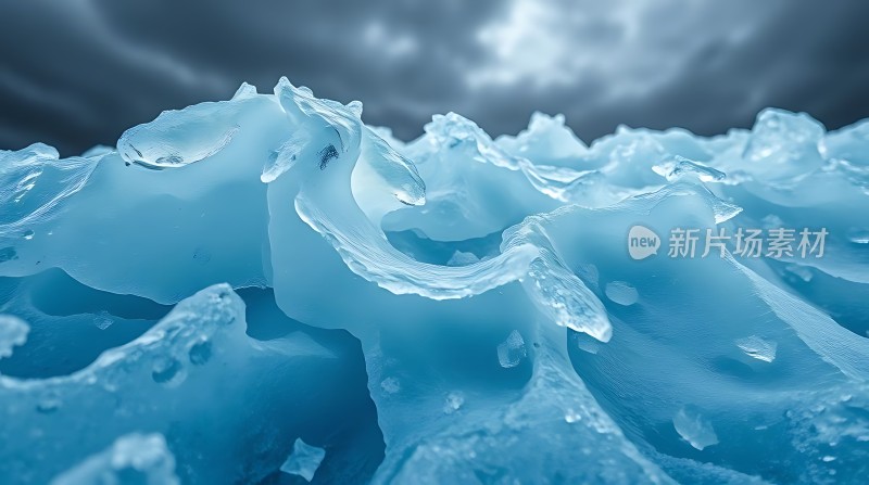 冰封世界晶莹剔透