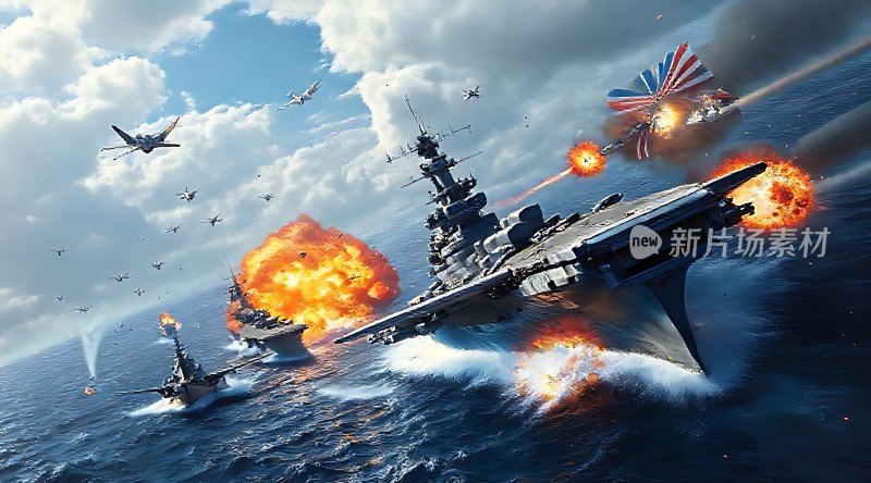 海战激战正酣
