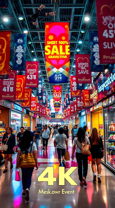 4K Meskawr Event繁华商场大促购物狂欢盛宴