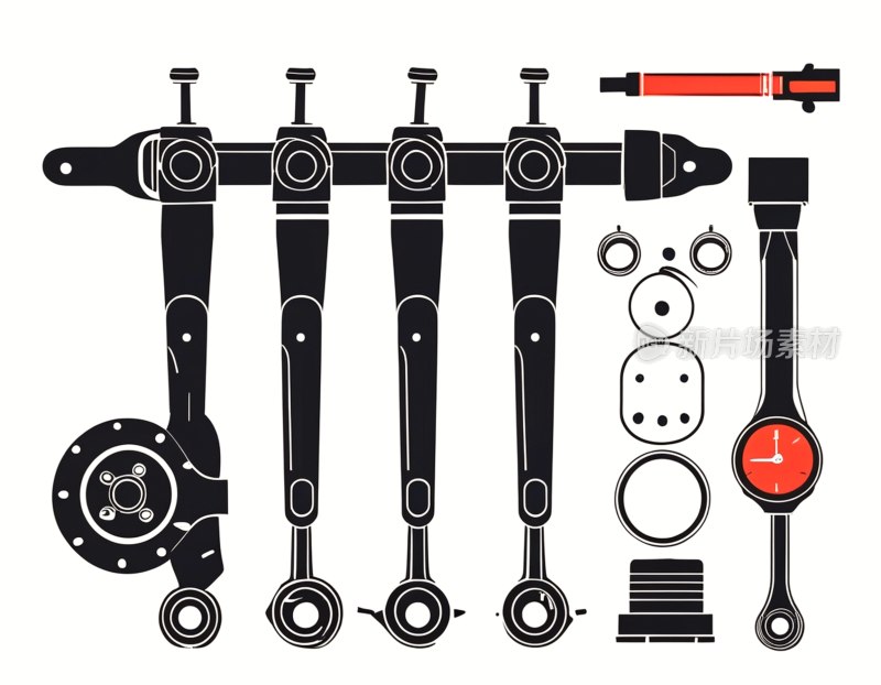 汽车零件图标集