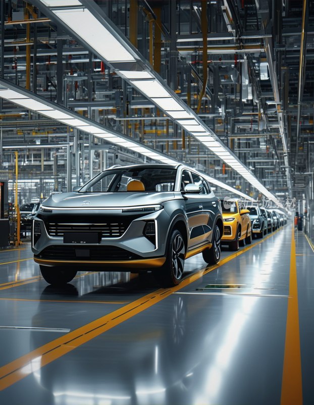 上海现代工厂风光