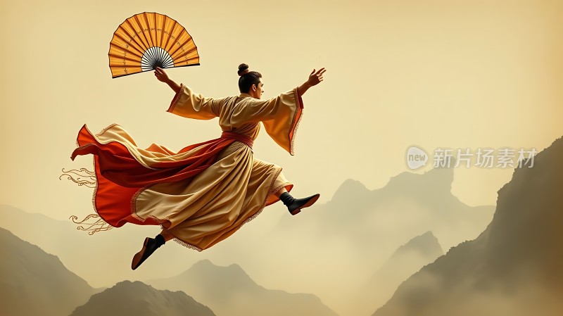 飞舞的扇子仙子