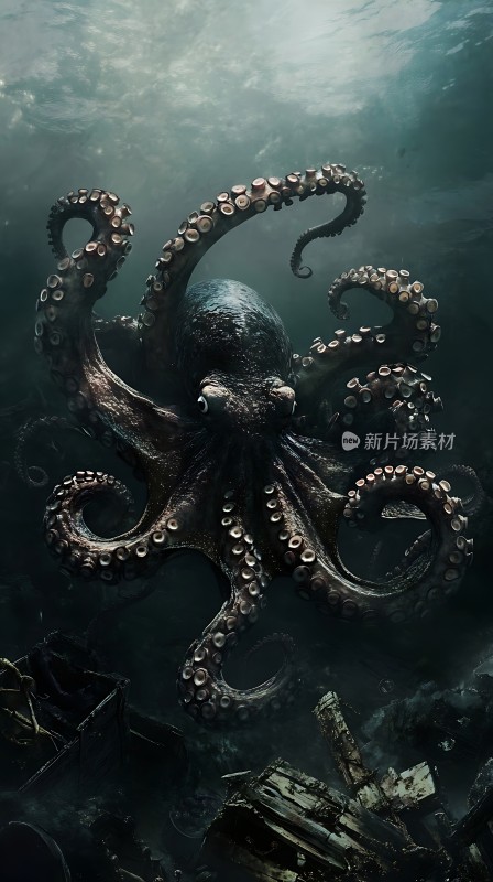 深海巨怪章鱼王