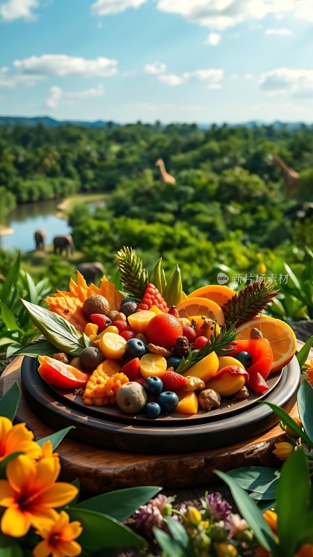 热带水果盛宴自然风光无限
