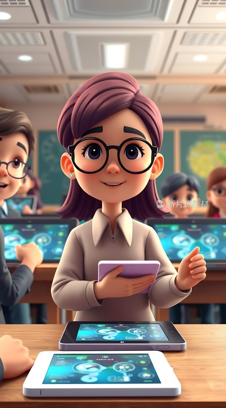 科技课堂上的智慧学习时光