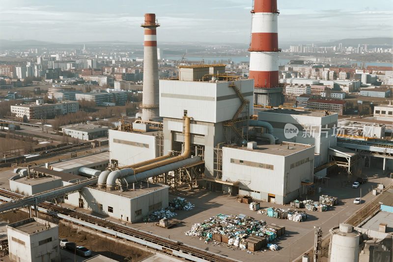 工业厂区景观图