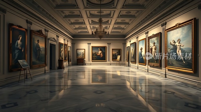 艺术殿堂经典画作尽收眼底