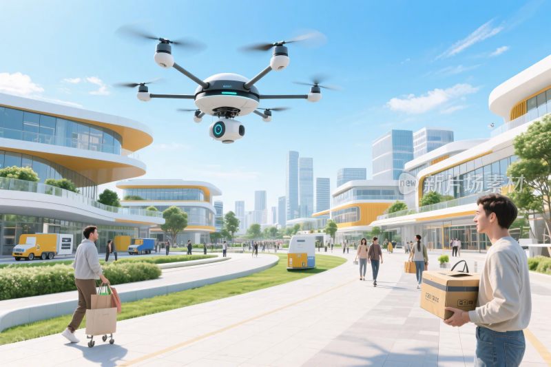 无人机城市配送场景
