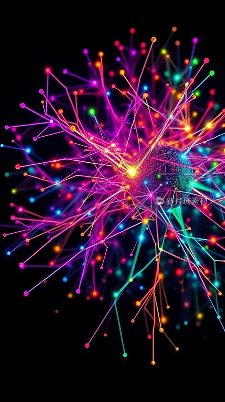 五彩斑斓神经元网络
