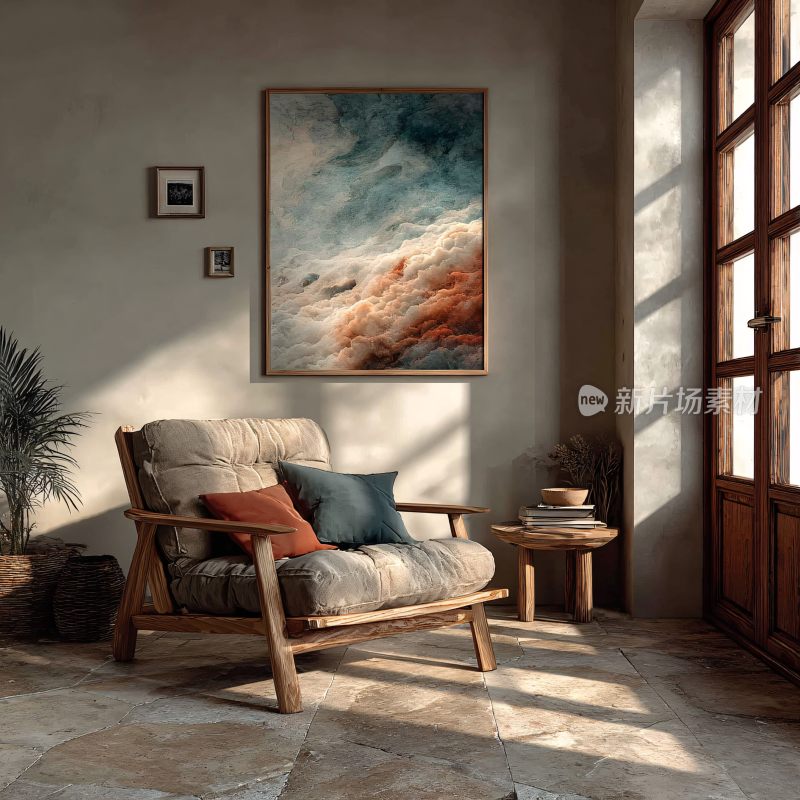 温馨舒适的室内休闲角落