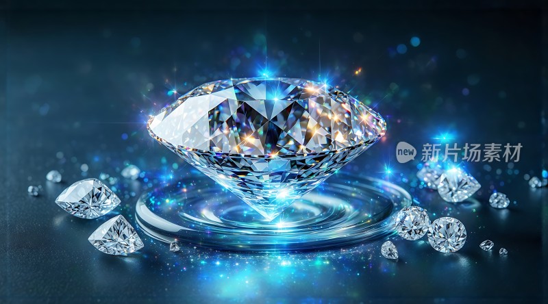 璀璨钻石闪耀光芒