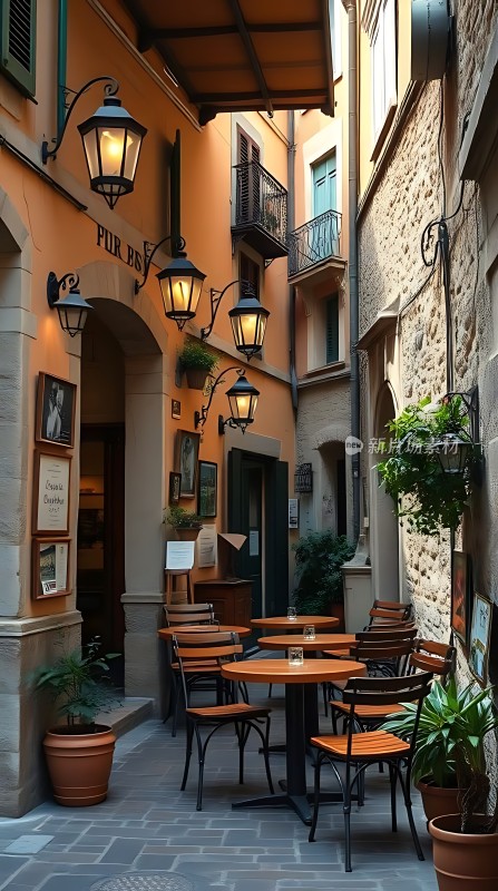 阳光午后温馨小院享受宁静时光