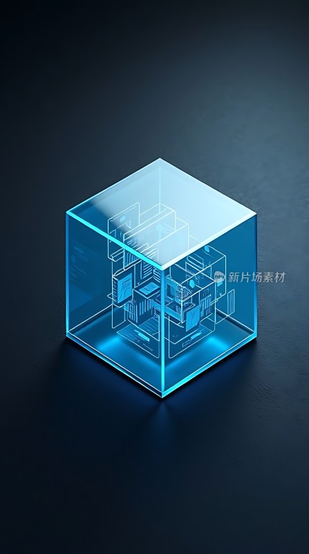 透明立方体内部结构图