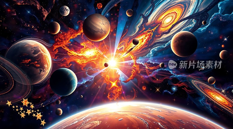 宇宙奇观星云、行星与恒星