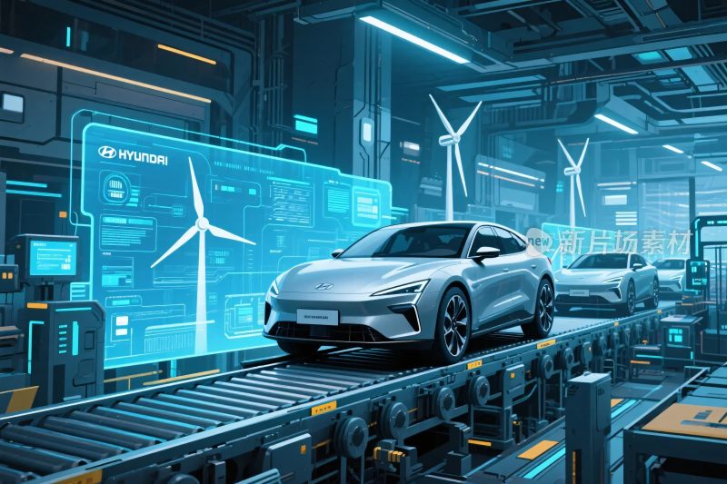 未来新能源汽车工厂