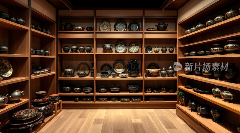 古董瓷器陈列室