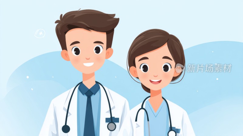 医护人员的微笑服务