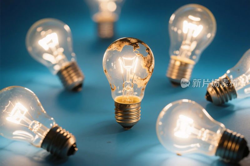 创意灯泡创意展示