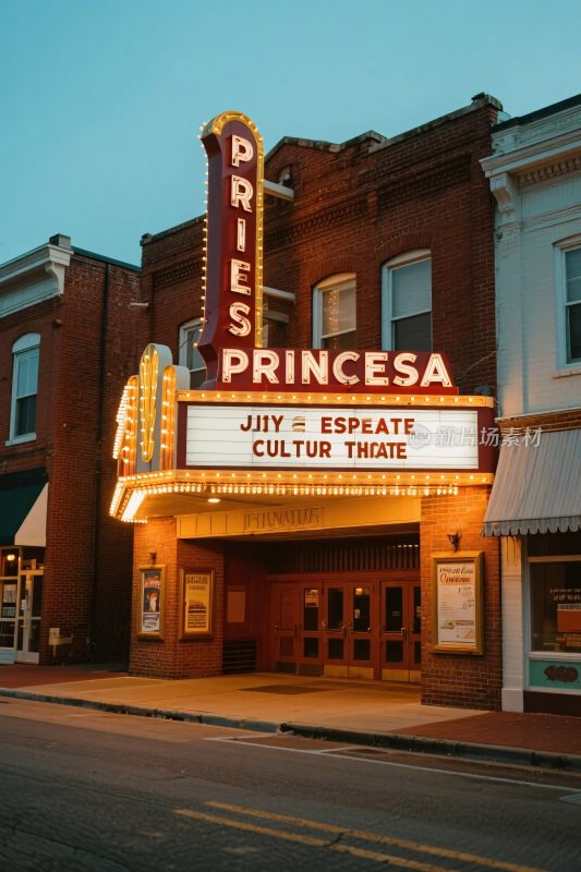 电影院复古外观