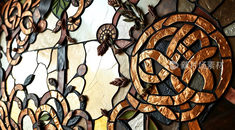 彩色玻璃艺术装饰