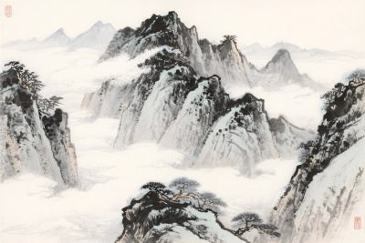 水墨山水国画 水墨山水国画