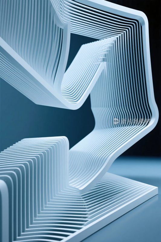 抽象线条立体造型