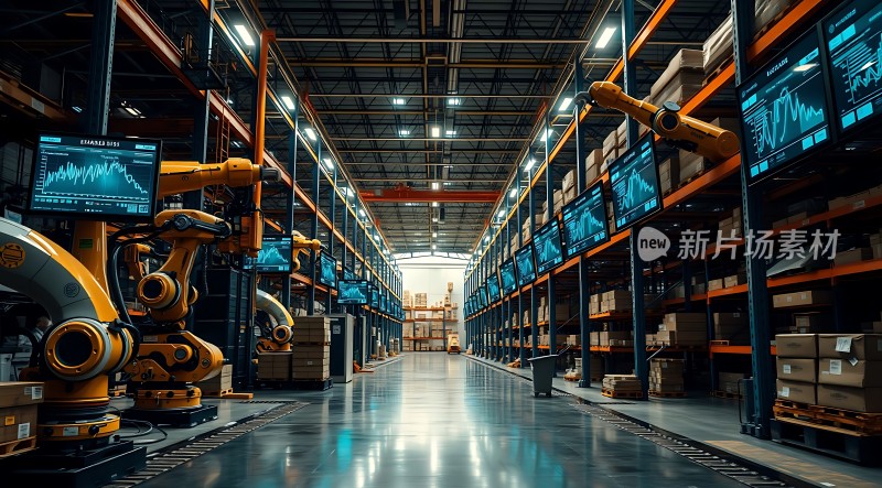 智能仓储机器人协作搬运货物