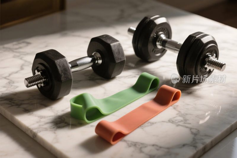 健身器材静物展示