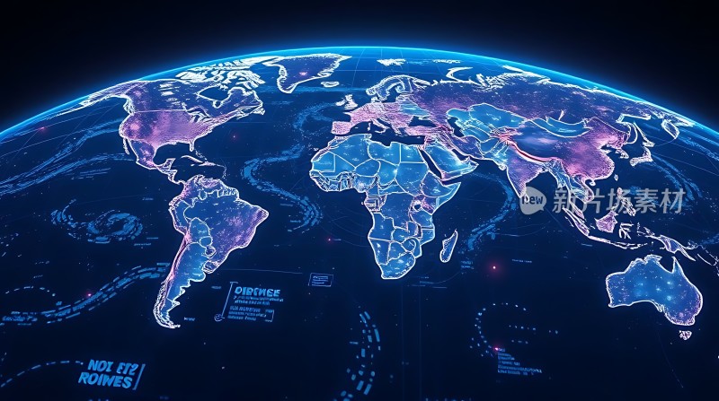 全球网络连接图