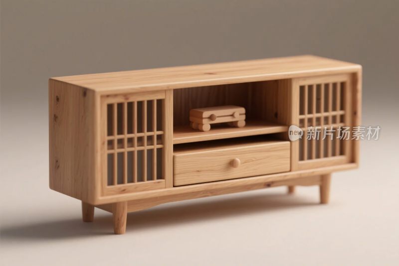 木质小巧柜子模型