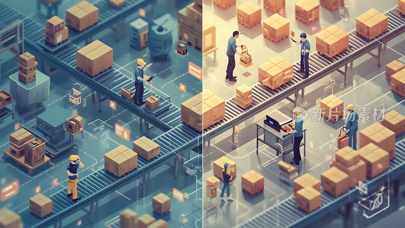 智能物流中心高效运作