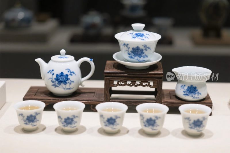 陶瓷茶具展示图
