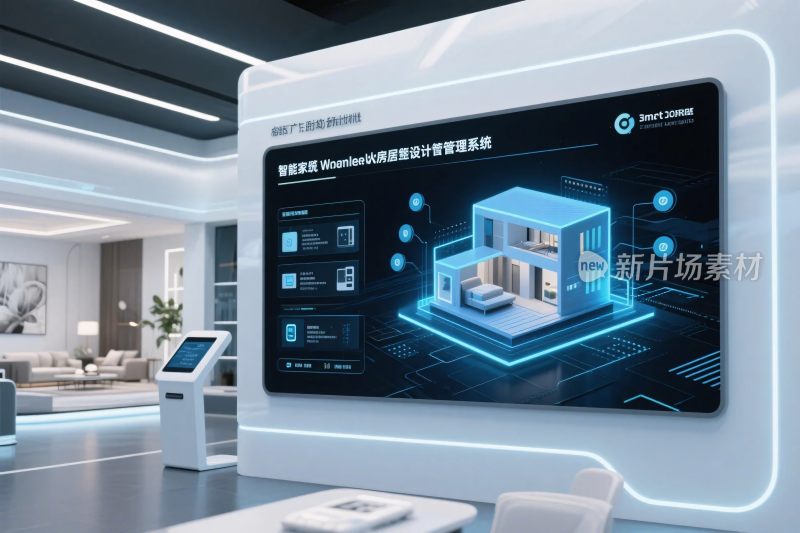 智能交互界面数字展示