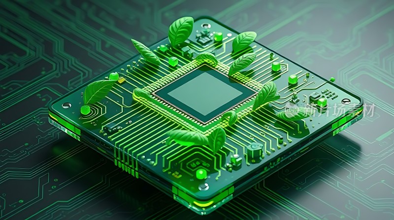 绿色科技芯片未来生态科技融合