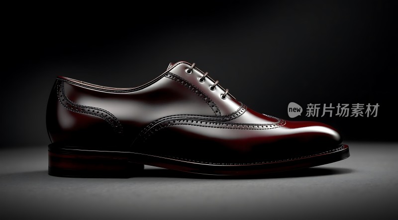 新片场素材 红色皮鞋