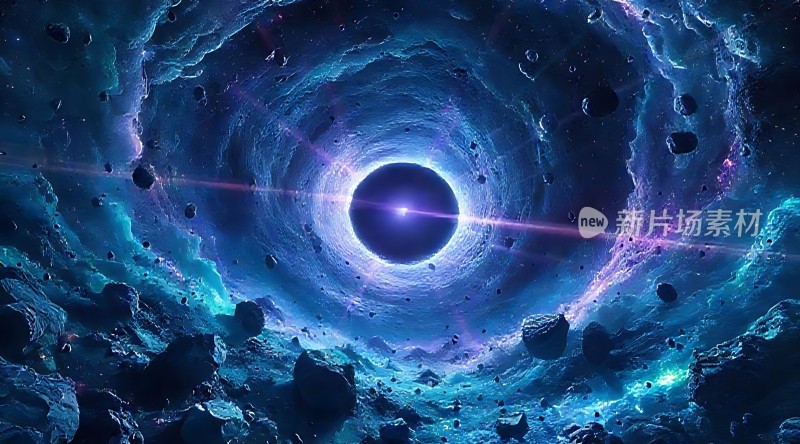 星际穿越黑洞奇观