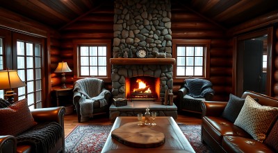 温馨壁炉客厅 温馨壁炉客厅