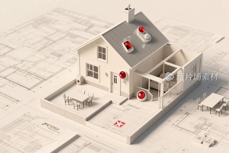 建筑模型与建筑图纸