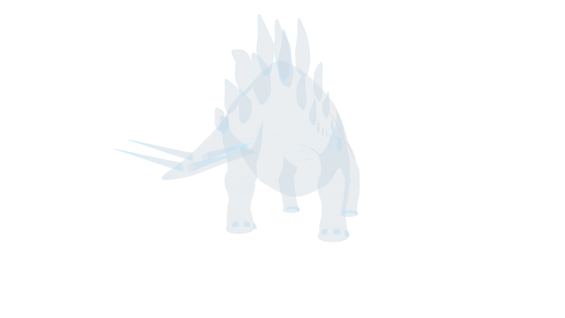 剑龙 Stegosaurus 远古生物