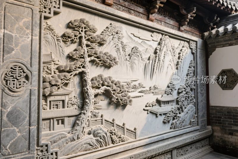 中式浮雕壁画艺术