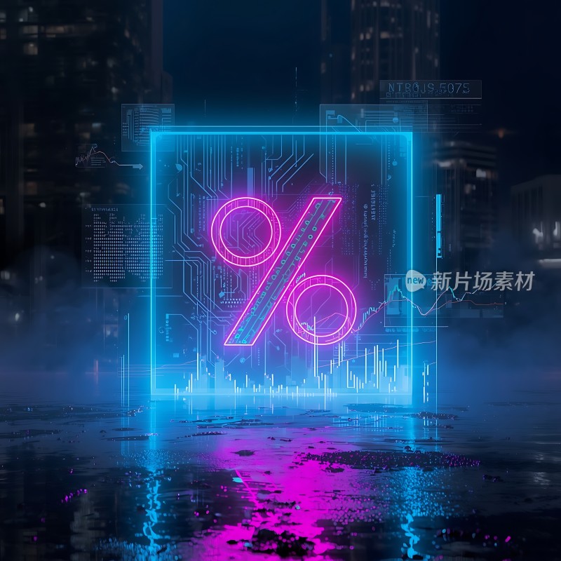 数字科技百分比