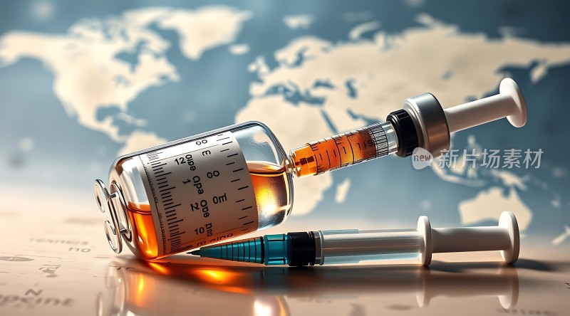 疫苗注射器与药瓶