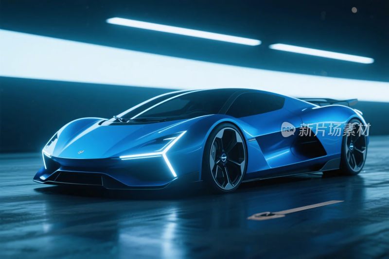 未来科技感跑车